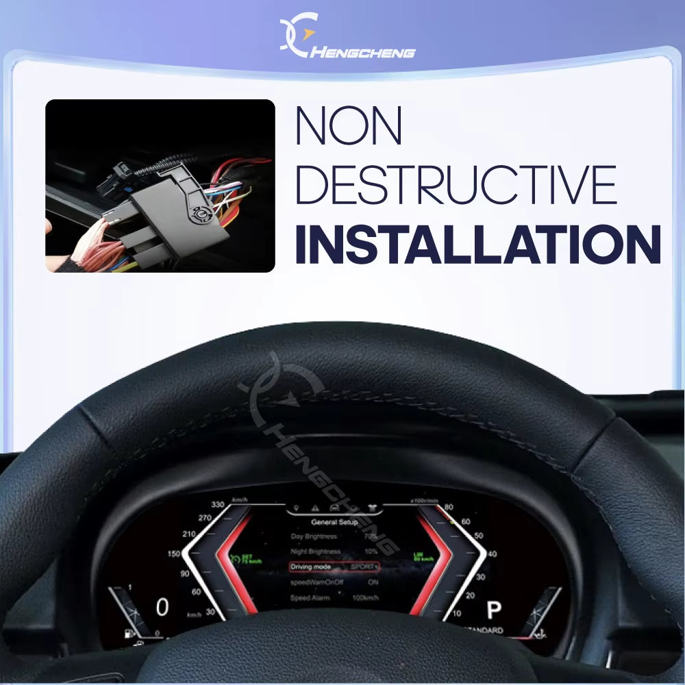 For BMW 3 Series E90/E91/E92/E93 2005-2012 Car Digital Cluster LCD Dashboard Player Cockpit Virtual Instrument