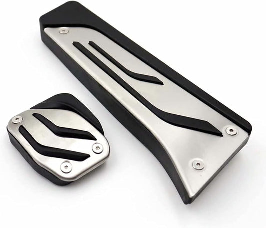 LHD Aluminum Alloy Car Pedals Accelerator Gas Brake Footrest Pedal Cover Trim for BMW M Series M2 M3 M4 M5 M6 F87 F80 F82 F83 F10 F12 F13 2014-2017