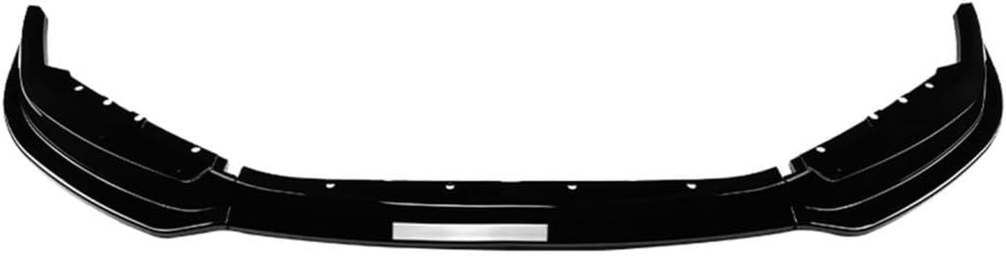 Car Front Bumper Spoiler Lip Kit for BMW 2 Series M2 G87 2023-2024 Gloss Black Carbon Fiber Look