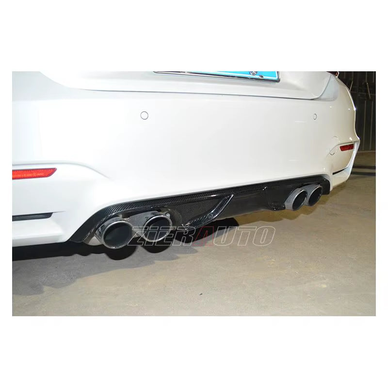Rear Diffuser for BMW M3 F80 M4 F82/F83 Ak-Style Carbon Fiber Bumper Lip