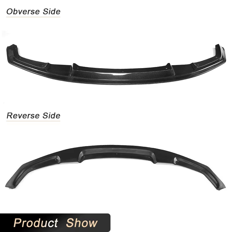 Carbon Fiber Car Front Bumper Lip Spoiler for BMW F87 M2 Base Coupe 2-Door 2016-2018 Auto Racing Front Lip Chin Apron Body Kit