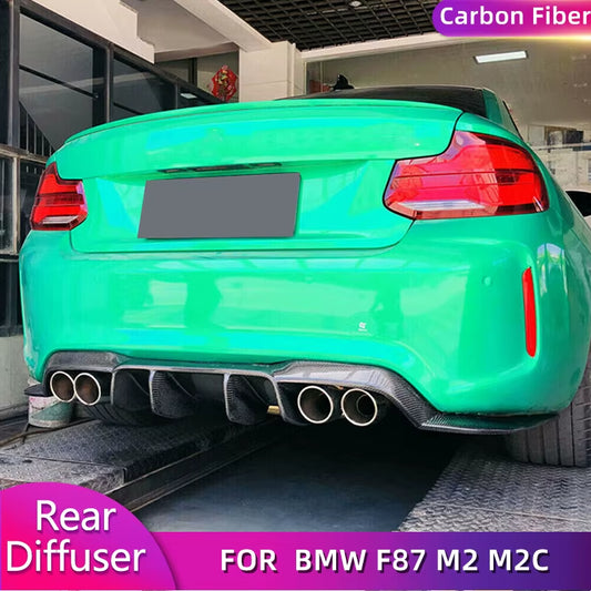 Car Rear Diffuser Lip for BMW 2 Series F87 M2 M2C Competition 2016-2018 Carbon Fiber/Frp Rear Bumper Diffuser Lip Chin Splitters