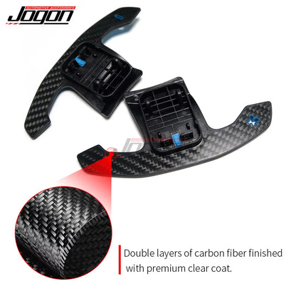 For BMW M3 G80 M4 G82 G83 M5 F90 2017-2022 Carbon Fiber Paddle Shifters Steering Wheel Extension Shifterr Paddle Replacement