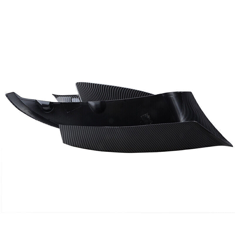 CARBON FIBER FRONT BUMPER LIP SPLITTERS SPOILER for 2008-2013 BMW E90 E92 M3 New