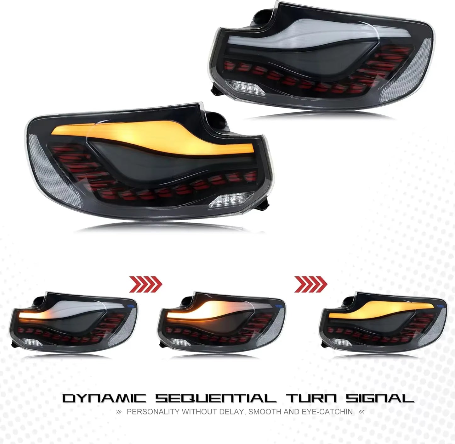 LED Tail Lights for BMW 2 Series F22 M2 2014-2019 Coupe Convertible F23 F87 Start-Up Animation Sequential Signal