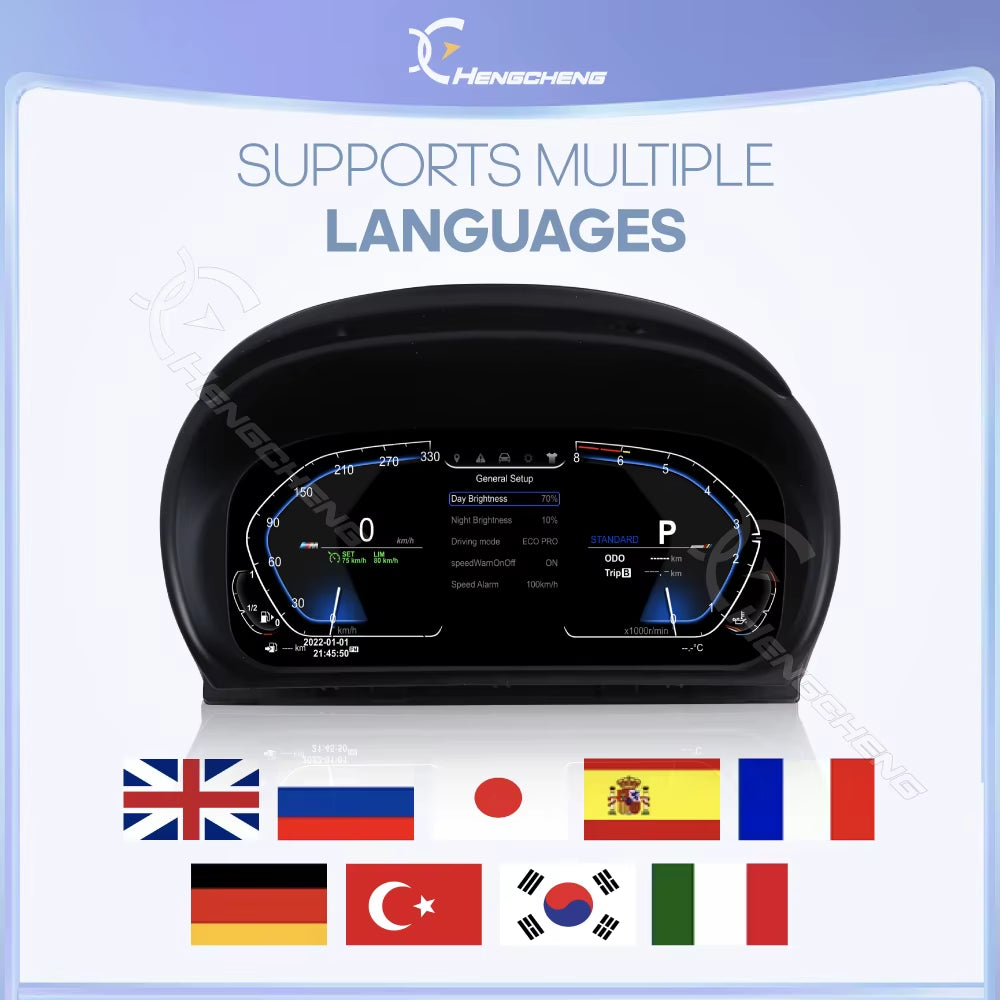 For BMW 3 Series E90/E91/E92/E93 2005-2012 Car Digital Cluster LCD Dashboard Player Cockpit Virtual Instrument