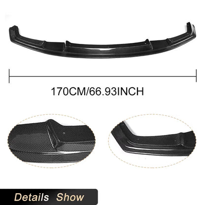 Carbon Fiber Car Front Bumper Lip Spoiler for BMW F87 M2 Base Coupe 2-Door 2016-2018 Auto Racing Front Lip Chin Apron Body Kit