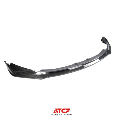 For BMW M4 G82 G83 M3 G80 Dry Carbon V Style Front Lip