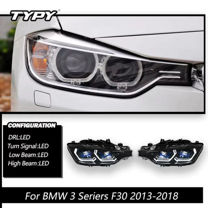 Car Lights for BMW 3 Series 2015-2018 F30 Headlight LED Projetor Head Lamp Daytime Running Light Automotive Accessories