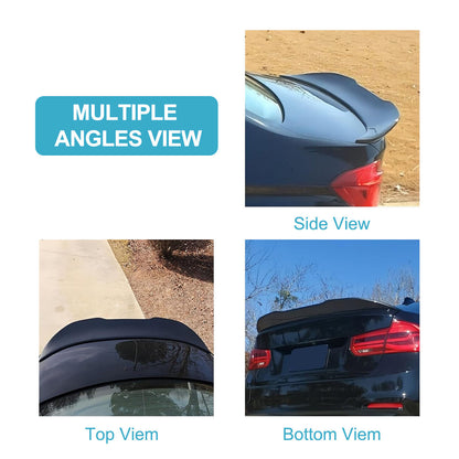 Rear Trunk Spoiler PSM Carbon Style for BMW F80 F30 M3 3 Series Sedan ABS 12-18