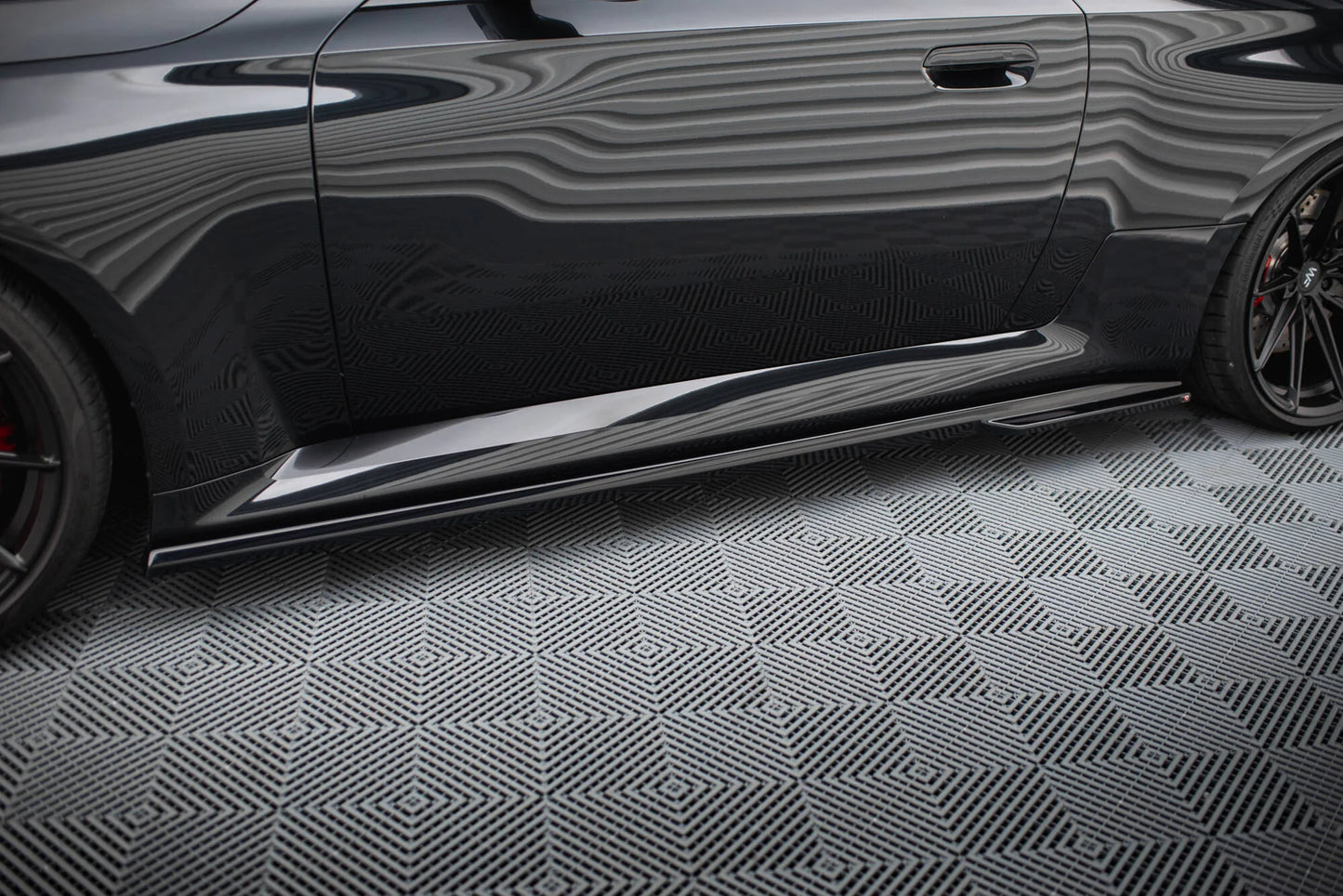 carbon fiber Pattern SIDE SKIRTS DIFFUSERS V.1  M2 G87