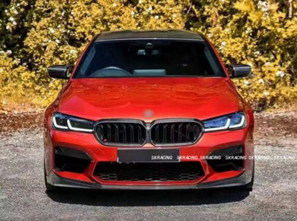 Real Carbon Fiber Front Grille Grill Cover for BMW 5 Series M5 F90 2021-2023