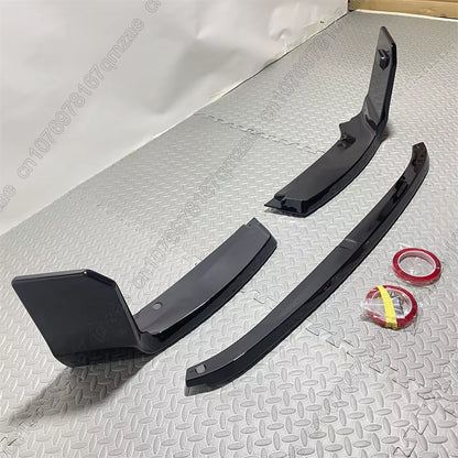 3PCS Front Bumper Spoiler Lip Lower Guard Blade Splitter for BMW 2 Series M2 G87 2023-2024 MP Style Guard Cover Tuning Kits