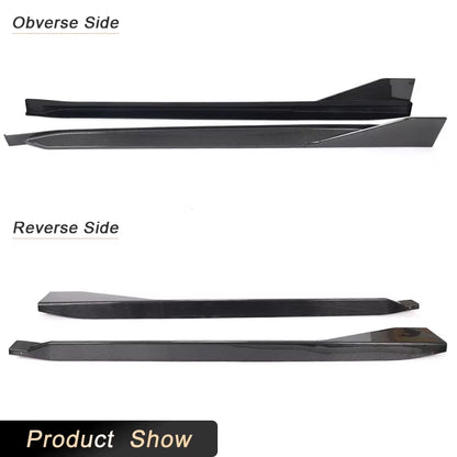 Carbon Fiber Side Skirts Extensions for BMW G82 M4 Coupe 2-Door 2021 2022 Car Racing Side Door Bumper Apron Lip Body Kits