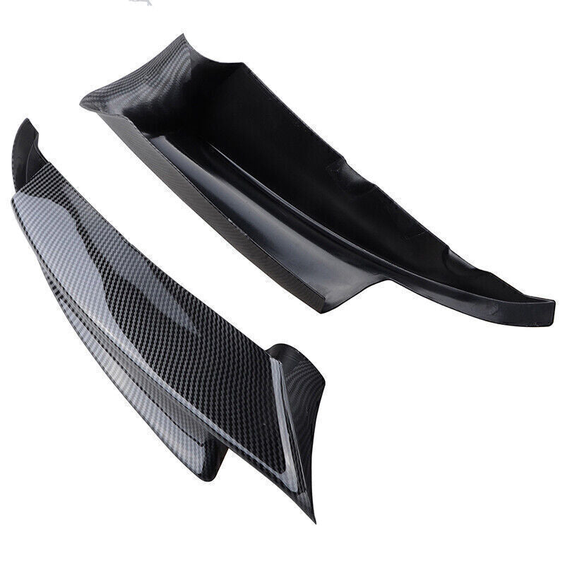CARBON FIBER FRONT BUMPER LIP SPLITTERS SPOILER for 2008-2013 BMW E90 E92 M3 New