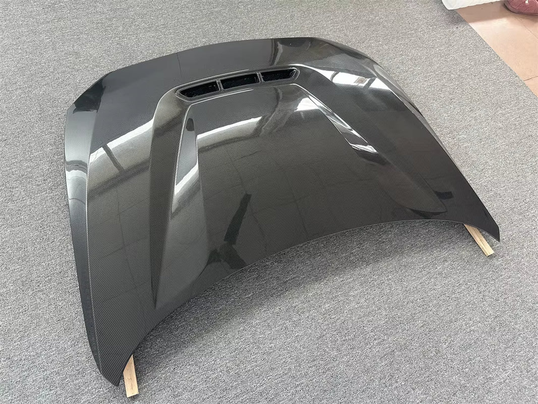 Auto Engine Hood for BMW M2 F87 F22 F23 2016-IN CS Style Dry Carbon Fiber Gloss Black Hood