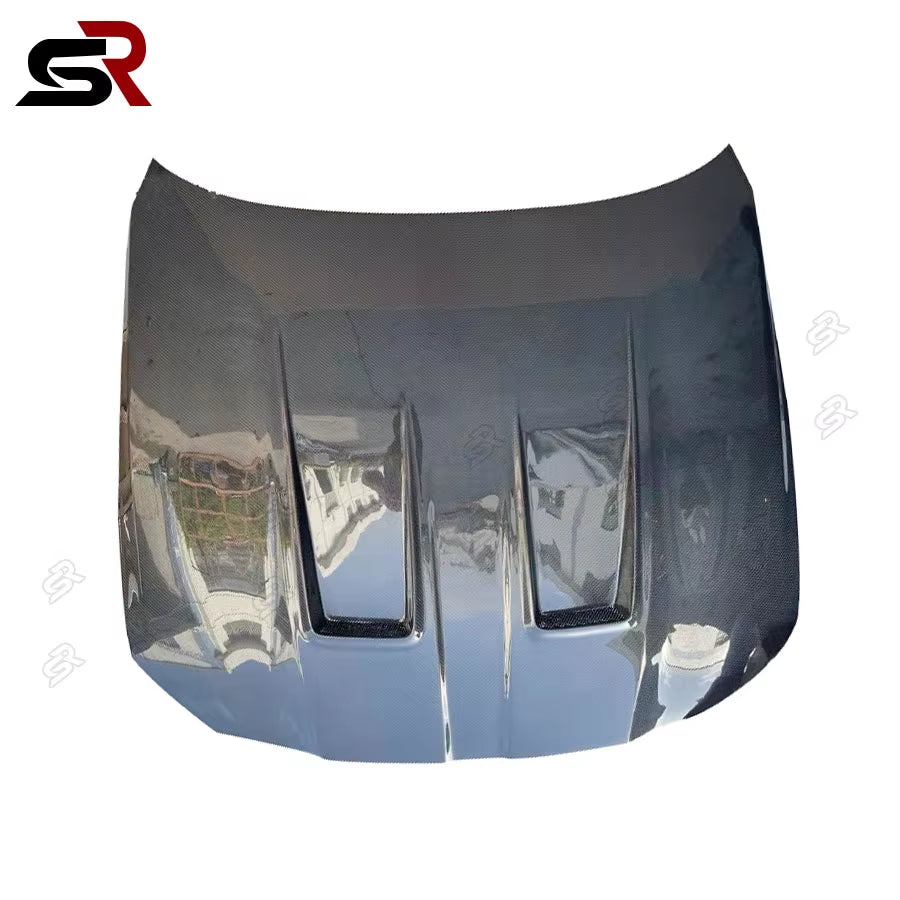 For BMW M3 M4 G80 G82 G83 2021+ Perforated Carbon Fiber Front Hood Hood Vent Cover Auto Accessories Body Kits