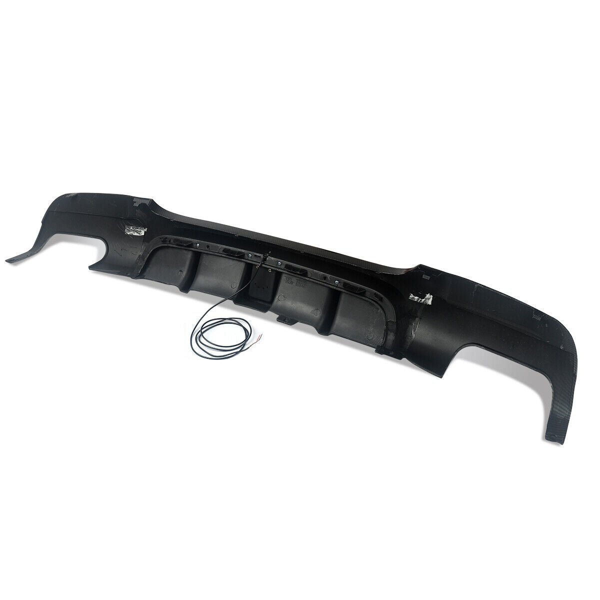 F1 Style for BMW E90 E91 M Sport Bumper Rear Bumper Diffuser Carbon Fiber Look