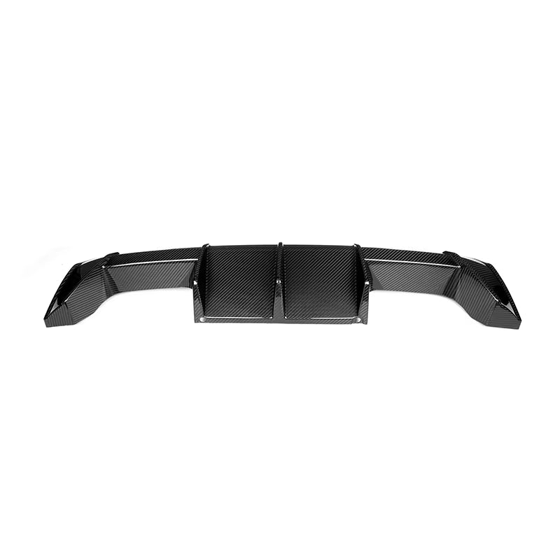 Real Dry Carbon Fiber Car Styling Rear Bumper Lip Diffuser Guard Spoiler for BMW M3 M4 G80 G82 G83 Sedan Coupe Convertible