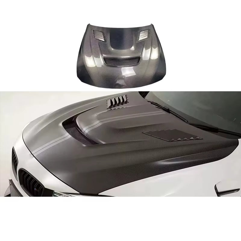 Var Style F80 M3 Car Carbon Fiber Front Engine Hood Vented Bonnet for Bmws M3 M4 F82 F80 F83