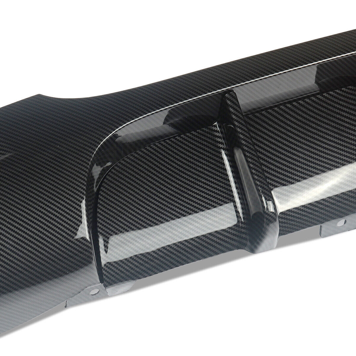 F1 Style for BMW E90 E91 M Sport Bumper Rear Bumper Diffuser Carbon Fiber Look