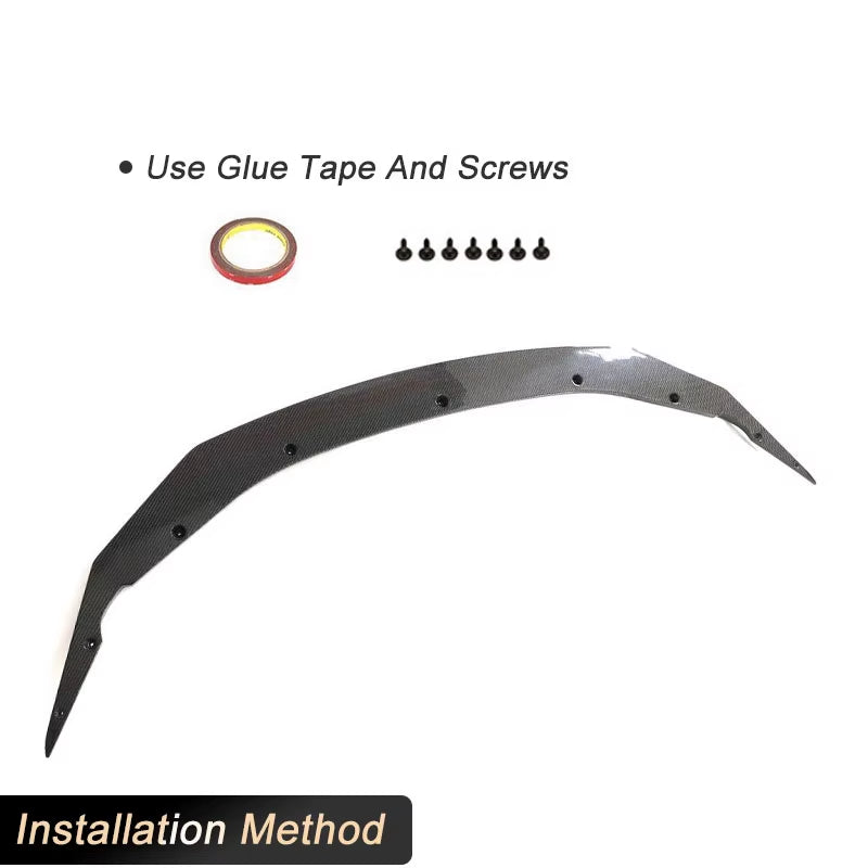 Carbon Fiber Front Bumber Lip Spoiler for BMW 5 Series F90 M5 Sedan 4-Door 2021 2022 Car Racing Front Lip Chin Apron Body Kit