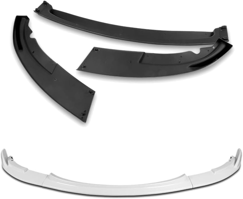 , Front Bumper Lip Fit for Compatible with 2008-2013 BMW E90/E92/E93 (M3 Models Only), Front Bumper Lip Spoiler Air Chin Body Kit Splitter, Stp-Style (Glossy White)