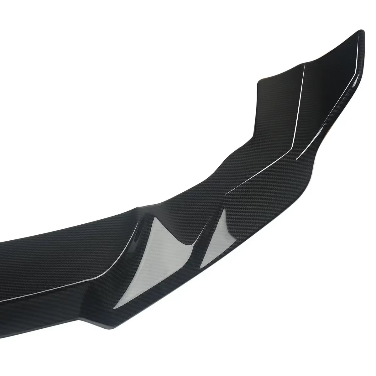 CS Style Front Lip Painted Carbon Color 2016+ for BMW F87 M2 Spoiler Splitter
