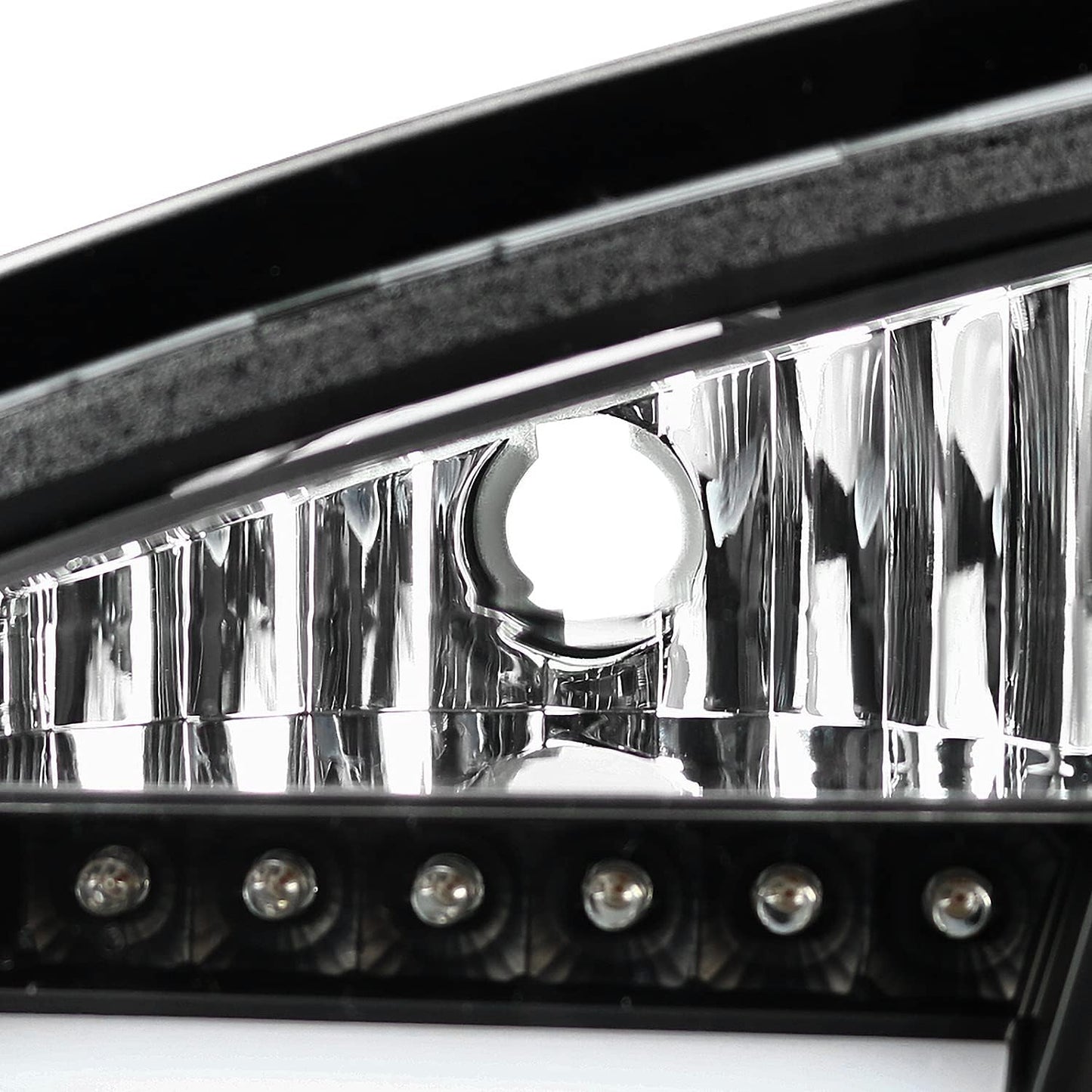 Black LED Tube Tail Lights Compatible with 2005-2008 BMW E90 3-Series 4-Door Sedan, Left + Right Pair Assembly