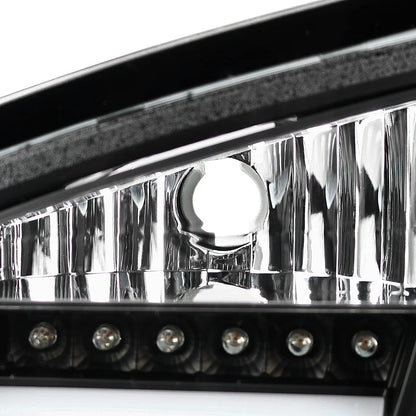 Black LED Tube Tail Lights Compatible with 2005-2008 BMW E90 3-Series 4-Door Sedan, Left + Right Pair Assembly