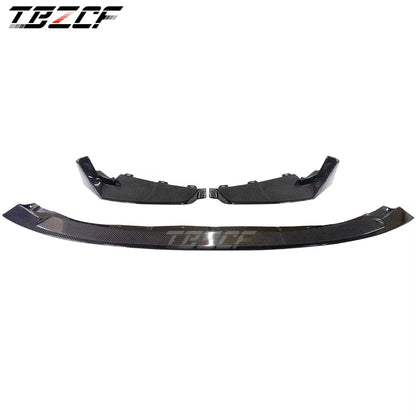 2021-2023 M3 M4 G80 G82 G83 CSL Style Front Bumper Lip Spoiler for BMW High Quality Real Dry Carbon Fiber Body Kit Accessories