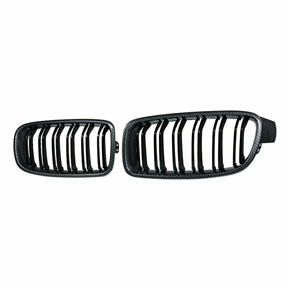 Carbon Fiber Black Front Grille/Grilles Kidney for BMW 3~Series F30 F31 12~18