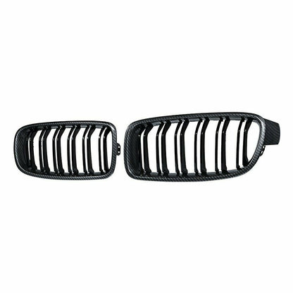 Carbon Fiber Black Front Grille/Grilles Kidney for BMW 3~Series F30 F31 12~18