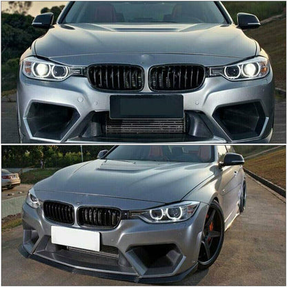 Carbon Fiber Black Front Grille/Grilles Kidney for BMW 3~Series F30 F31 12~18