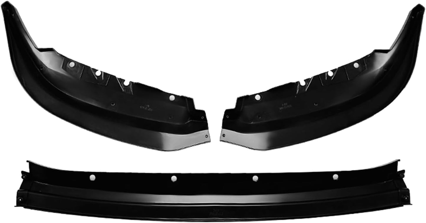 Car Front Bumper Spoiler Lip Kit for BMW 2 Series M2 G87 2023-2024 Gloss Black Carbon Fiber Look