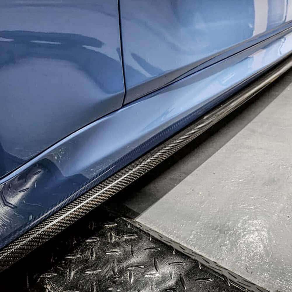 Carbon Fiber Black Side Skirts for BMW F80 M3 F82 M4 2015-2020 Extenstion Lip