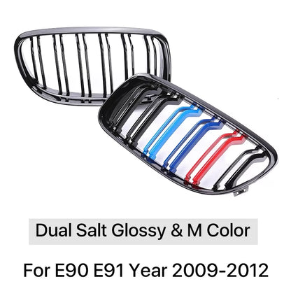 Carbon Grills Cover Front Bottom Bumper Kindly Facelift M Style Grille for BMW 3 Series E90 E91 2009-2012 LCI 328I 330I 335I