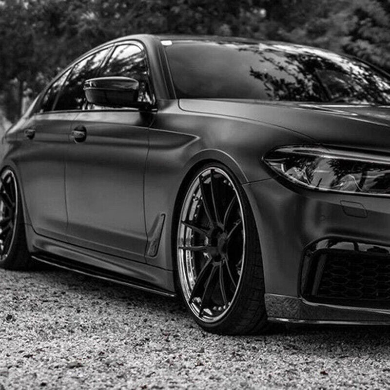 2X for BMW G30 530I 540I & F90 M5 Sedan 2017-22 MP Style Side Skirts Gloss Black