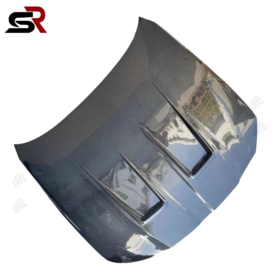 For BMW M3 M4 G80 G82 G83 2021+ Perforated Carbon Fiber Front Hood Hood Vent Cover Auto Accessories Body Kits