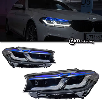 Car Lights for BMW G30 G38 2018-2022 5 Series LED Auto Headlight Assembly Upgrade Newest M5 Competition Design Accessories
