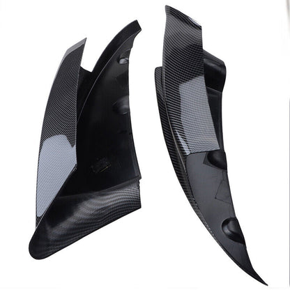 CARBON FIBER FRONT BUMPER LIP SPLITTERS SPOILER for 2008-2013 BMW E90 E92 M3 New