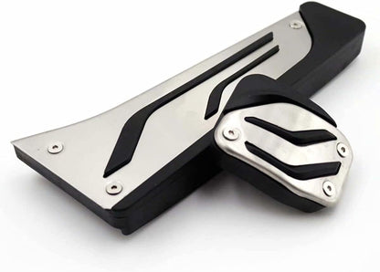LHD Aluminum Alloy Car Pedals Accelerator Gas Brake Footrest Pedal Cover Trim for BMW M Series M2 M3 M4 M5 M6 F87 F80 F82 F83 F10 F12 F13 2014-2017