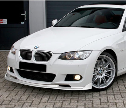 , Front Bumper Lip Fit for Compatible with 2008-2013 BMW E90/E92/E93 (M3 Models Only), Front Bumper Lip Spoiler Air Chin Body Kit Splitter, Stp-Style (Glossy White)