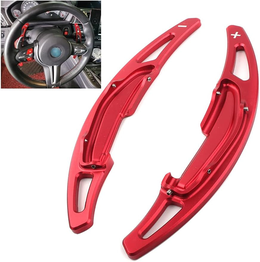 2PCS Paddle Shifter Extensions Sport Metal Steering Wheel Paddle Shifter for BMW M2 M3 M4 M5 X5M X6M F87 F85 F86 F80 F82 F83 F10 M6 F12 2016 2017 2018 2019 Paddle Shifters Blade Blue