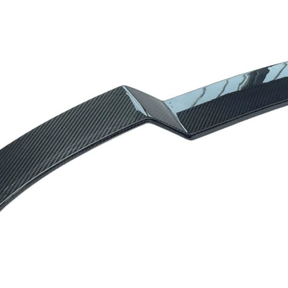 For BMW M3 G80 G22 M4 G82 2021+ Dry Carbon Fibre V Style Tail Fins Rear Spoiler Guide Wing Rear Wing Body Kit Decoration