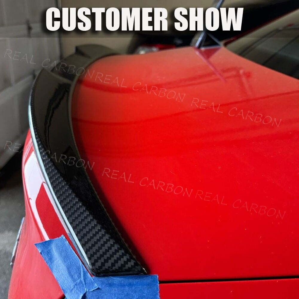 For BMW G42 G87 M240I 220I M2 Coupe 2022-2025 Rear Trunk Spoiler Wing DRY CARBON
