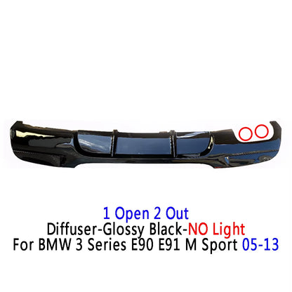 For BMW 3 SERIES E90 E91 335I M SPORT Rear Diffuser Splitter Valance Style 05-13 Accessories Auto Exterior Modification Parts