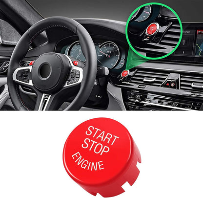 Compatible with BMW Crystal Start Stop Button, Engine Power Ignition Start Stop Button Replacement(Fits: BMW 1 2 3 4 5 6 7 X1 X3 X4 X5 X6,F22 F30 F10 F32 F01 F15 G01 G30 G31 G11 G12)