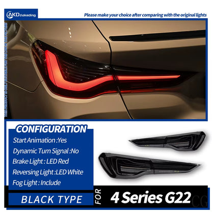 Taillights for 4 Series M4 G22 G23 G26 G82 Laser Head Diode Running Light Fiber Optic Diode Tail Light Assembly