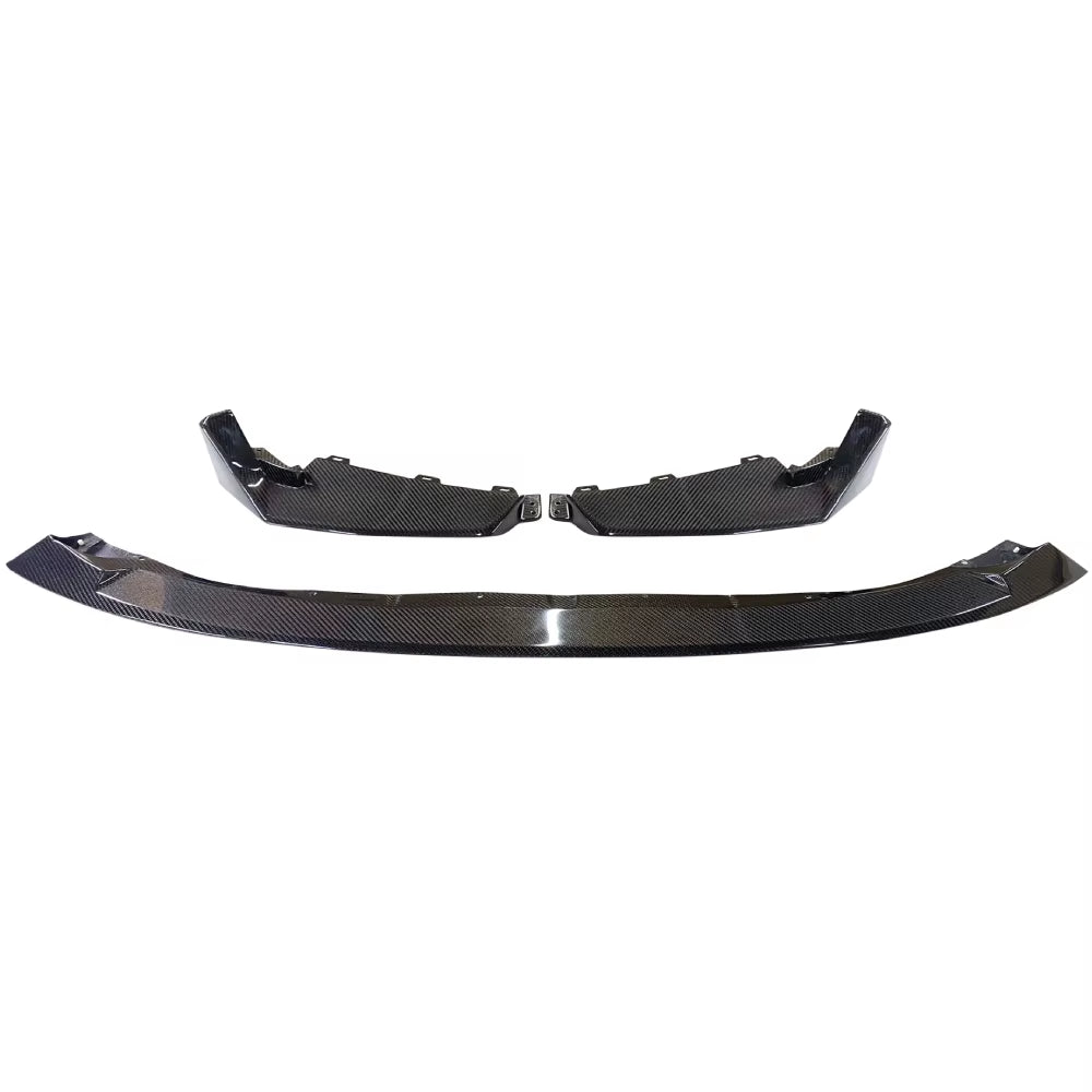 2021-2023 M3 M4 G80 G82 G83 CSL Style Front Bumper Lip Spoiler for BMW High Quality Real Dry Carbon Fiber Body Kit Accessories